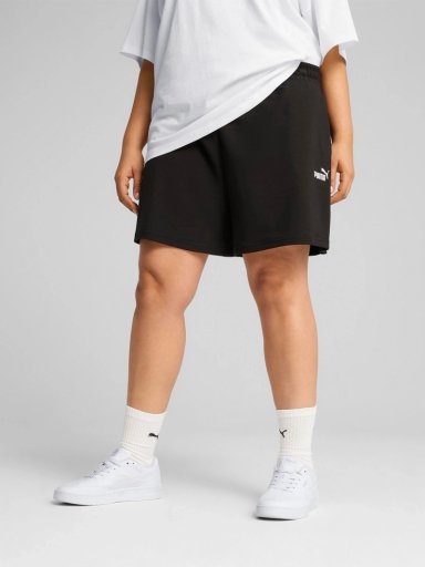 SHORT MUJER PUMA ESS NO. 1 LOGO 4” LIGHTWEIGHT HIGH-WAIST - 2