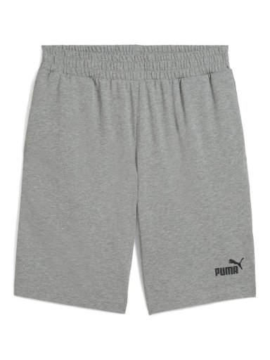 SHORT HOMBRE PUMA ESS NO. 1 LOGO JERSEY SHORTS 10'' ALGODÓN GRIS - 6