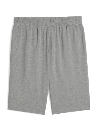 SHORT HOMBRE PUMA ESS NO. 1 LOGO JERSEY SHORTS 10'' ALGODÓN GRIS - 7