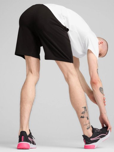 SHORT HOMBRE PUMA M TAD ESSENTIALS 8" KNIT NEGRO - 2