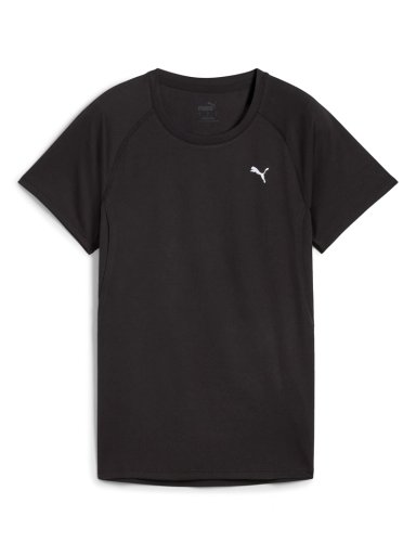 POLO MUJER PUMA W RUN VELOCITY TEE (POLY) NEGRO - 4