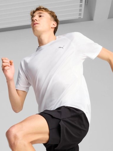 POLO DEPORTIVO HOMBRE PUMA M RUN VELOCITY TEE (POLY) BLANCO