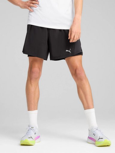 SHORT HOMBRE PUMA M RUN VELOCITY 2IN1 NEGRO