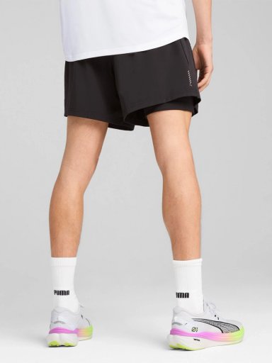 SHORT HOMBRE PUMA M RUN VELOCITY 2IN1 NEGRO - 2
