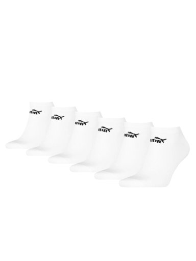 MEDIAS UNISEX PUMA ELEMENTS SNEAKER 6P BLANCO - 6 PACK