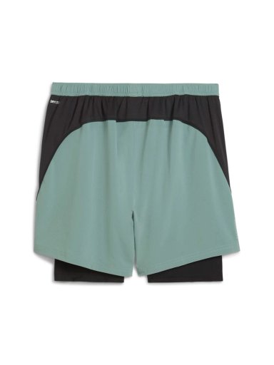 SHORT RUNNING MUJER PUMA M RUN VELOCITY 2 EN 1 VERDE - 2
