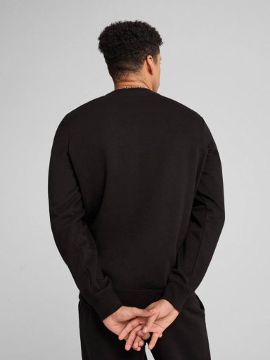 POLERÓN HOMBRE PUMA ESS SMALL NO. 1 LOGO CREW FL NEGRO - 3