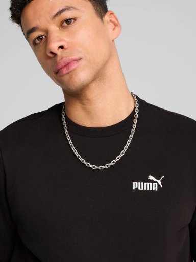 POLERÓN HOMBRE PUMA ESS SMALL NO. 1 LOGO CREW FL NEGRO - 5