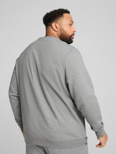 POLERÓN HOMBRE PUMA ESS SMALL NO. 1 LOGO CREW FL GRIS - 3