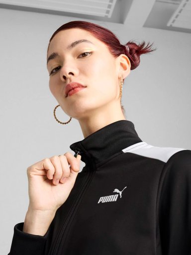BUZO CONJUNTO DEPORTIVO MUJER PUMA POLY SUIT OP NEGRO - 3