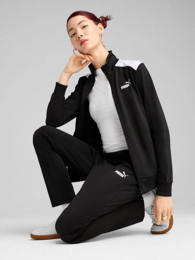 BUZO CONJUNTO DEPORTIVO MUJER PUMA POLY SUIT OP NEGRO - 5