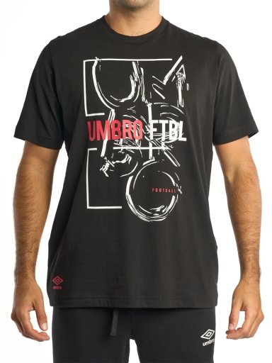 POLO HOMBRE UMBRO ESTAMPADO DR24013-060 ALGODÓN MULTICOLOR