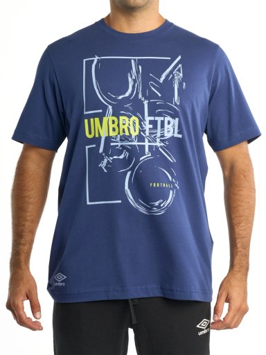 POLO HOMBRE UMBRO ESTAMPADO DR24013-BM3 ALGODÓN MULTICOLOR