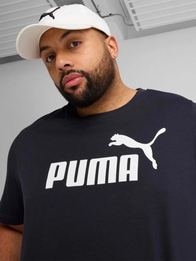 POLO DEPORTIVO HOMBRE PUMA ESSENTIALS AZUL MARINO - 4