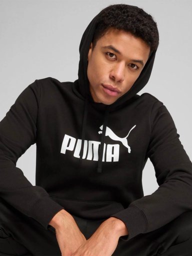 POLERÓN HOODIE HOMBRE PUMA ESSENTIALS NO.1 LOGO