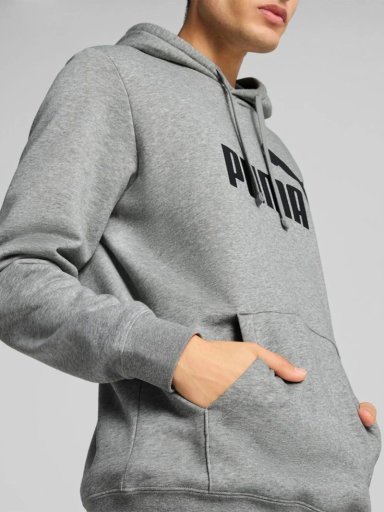 POLERÓN HOODIE HOMBRE PUMA ESSENTIALS NO.1 LOGO - 4