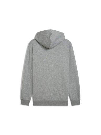 POLERÓN HOMBRE PUMA HOODIE ESSENTIALS NO.1 LOGO GRIS - 5