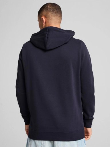 POLERÓN HOMBRE PUMA HOODIE ESSENTIALS NO.1 LOGO AZUL MARINO - 2