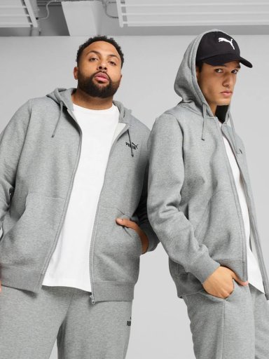 POLERÓN CON CIERRE HOMBRE PUMA ESSENTIALS NO.1 LOGO