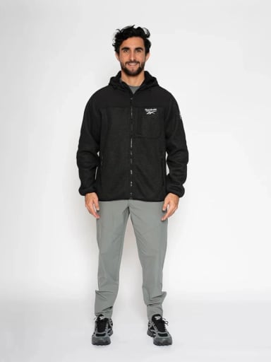 CHAQUETA HOMBRE REEBOK TEXURED FLEECE JACKET - 1