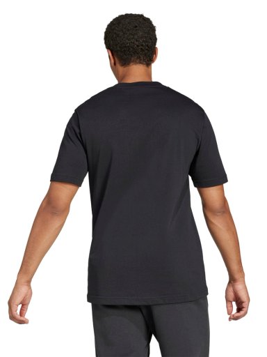 POLO  MUJER ADIDAS ESSENTIALS LOGO GRANDE ALGODÓN NEGRO - 2