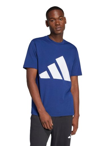 POLO  MUJER ADIDAS ESSENTIALS LOGO GRANDE ALGODÓN AZUL