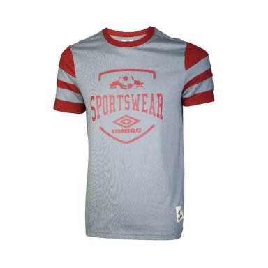 POLO FÚTBOL HOMBRE UMBRO LVTSPV2405-GSA ALGODÓN