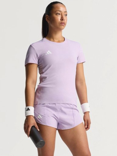CAMISETA FÚTBOL MUJER ADIDAS GRAPHICS COE MORADO