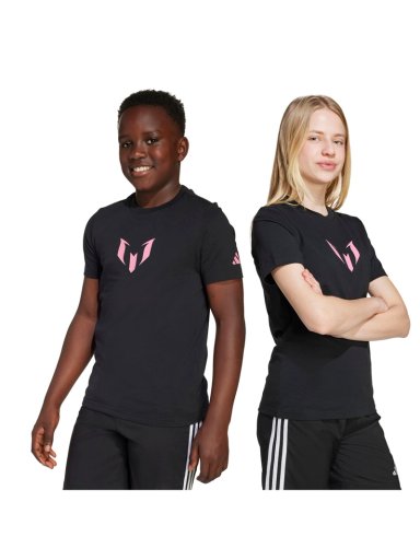 POLO TRAINING NIÑO ADIDAS GRAPHICS COE ALGODÓN NEGRO