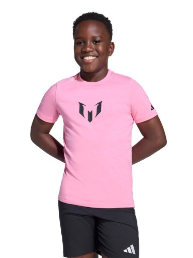 POLO TRAINING NIÑO ADIDAS GRAPHICS COE ALGODÓN ROSADO - 3