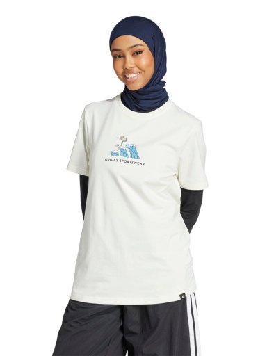 POLO MUJER ADIDAS TRAINING HOUSE OF BRAS ALGODÓN BLANCO