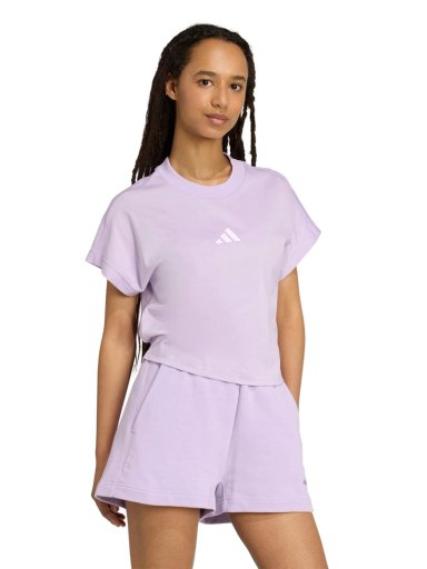 POLO TRAINING MUJER ADIDAS GRAPHICS COE ALGODÓN MORADO