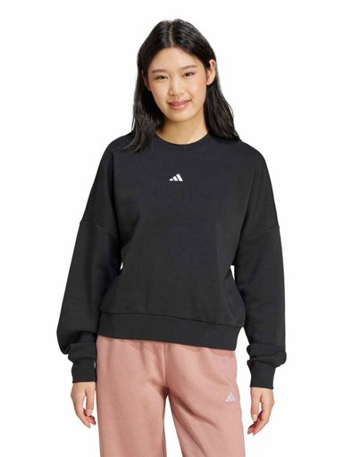 POLERA MUJER ADIDAS ESSENTIALS LOGO PEQUEÑO ALGODÓN NEGRO