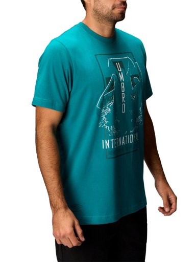POLO FÚTBOL HOMBRE UMBRO ESTAMPADO DR24016-MAP ALGODÓN - 3
