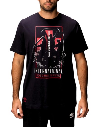 POLO FÚTBOL HOMBRE UMBRO ESTAMPADO DR24016-Y70 ALGODÓN