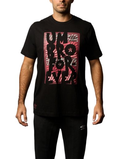 POLO FÚTBOL HOMBRE UMBRO ESTAMPADO DR24017-060 ALGODÓN