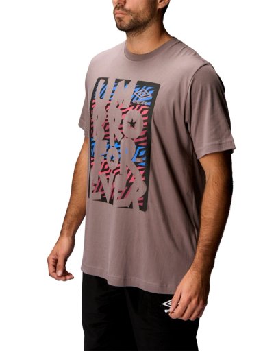 POLO FÚTBOL HOMBRE UMBRO ESTAMPADO DR24017-JFN ALGODÓN - 3