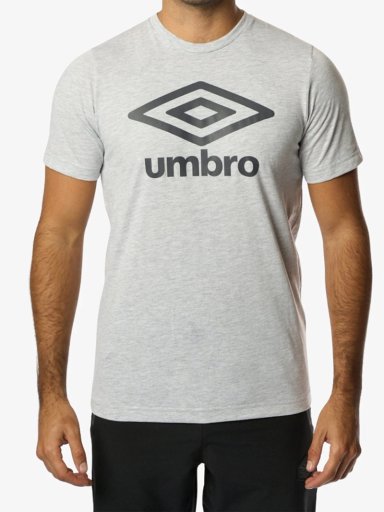 POLO FÚTBOL HOMBRE UMBRO ESTAMPADO DR24020-ASH ALGODÓN