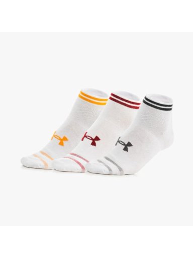 MEDIAS UNISEX UNDER ARMOUR 1382958-102 BLANCO - 3 PACK