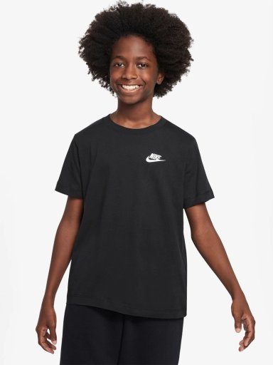 POLO NIÑO NIKE FZ5177-010 ALGODÓN NEGRO - 2