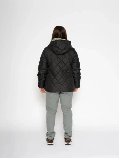 CASACA MUJER REEBOK PUFFER REVERSED TO SNOW FLEECE - 4