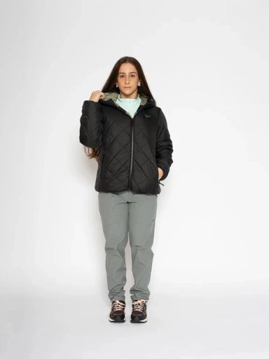 CASACA MUJER REEBOK PUFFER REVERSED TO SNOW FLEECE - 5