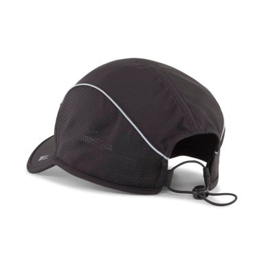 GORRO PUMA RUNNER SHORT VISOR 5 PANEL CAP NEGRO - 4