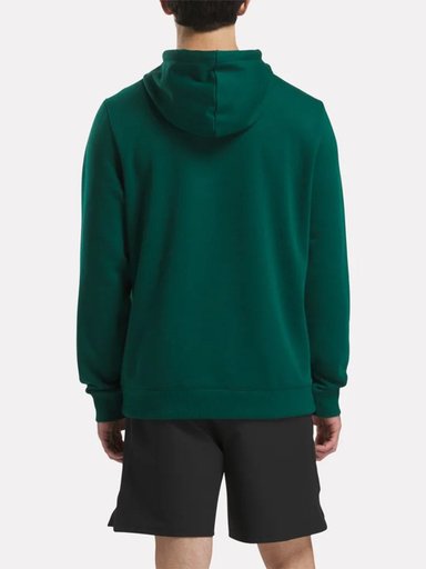 CASACA HOMBRE REEBOK IDENTITY SMALL LOGO FLEECE HOODIE ALGODÓN VERDE - 2