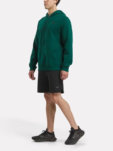 CASACA HOMBRE REEBOK IDENTITY SMALL LOGO FLEECE HOODIE ALGODÓN VERDE - 3