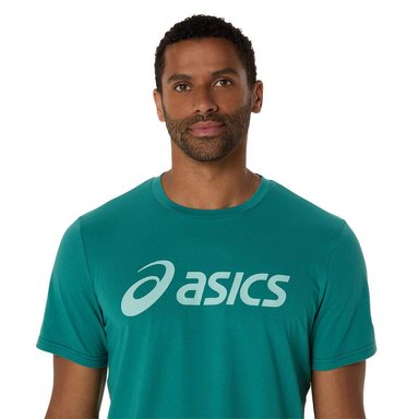 POLO MANGA CORTA HOMBRE ASICS GRAPHIC TEE RAINY LAKE AS2031E470.30 VERDE - 3