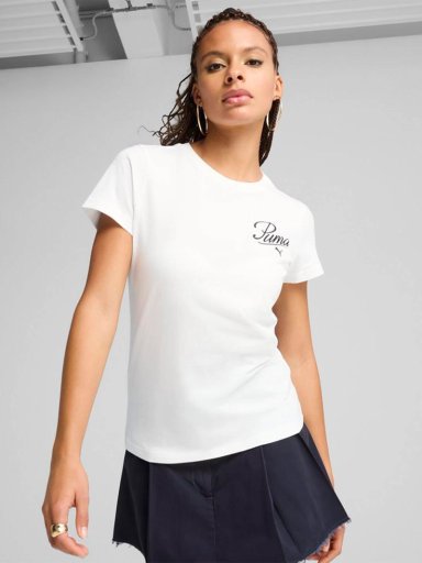 POLO MANGA CORTA MUJER PUMA ESSENTIALS SCRIPT