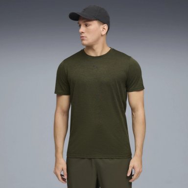 POLERA HOMBRE PUMA TAD ESSENTIALS HEATHER CAT TEE