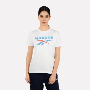 POLERA MUJER REEBOK IDENTITY BIG LOGO TEE ALGODÓN