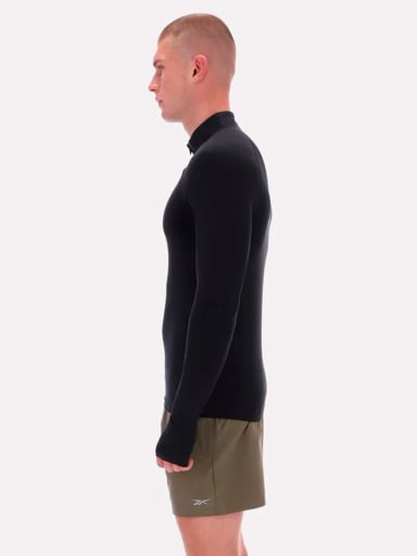 POLO HOMBRE REEBOK ROCKY 3/4 ZIP MUSCLE TEE - 3